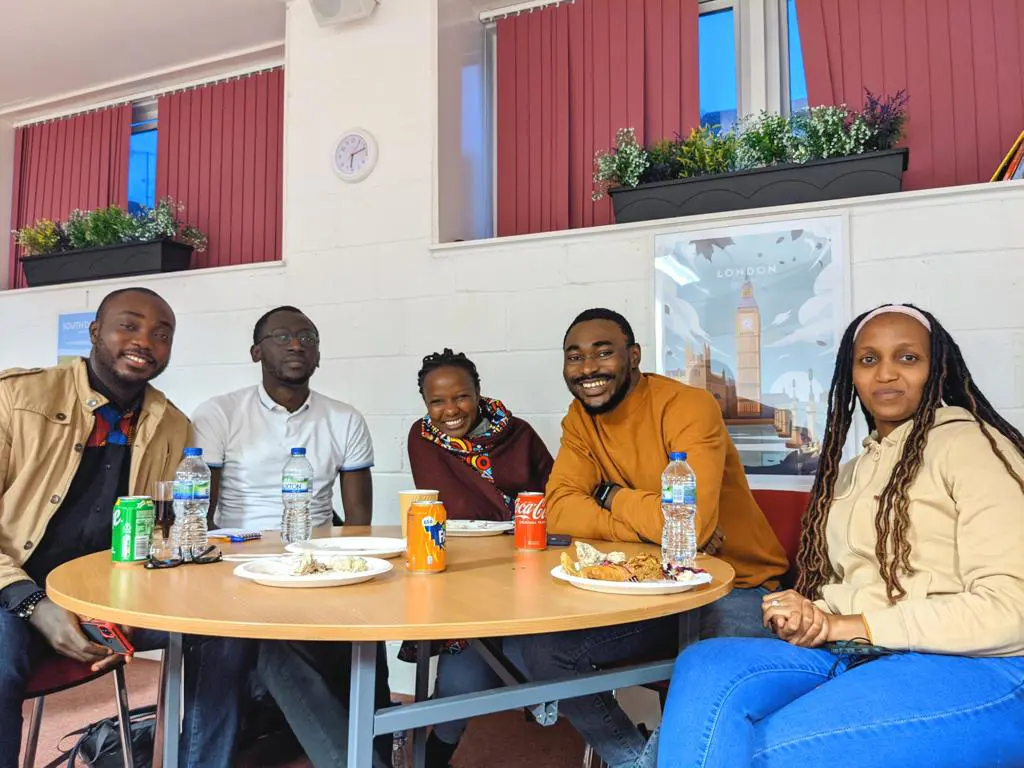 Members of a community centre awarded a Southern Water community grant