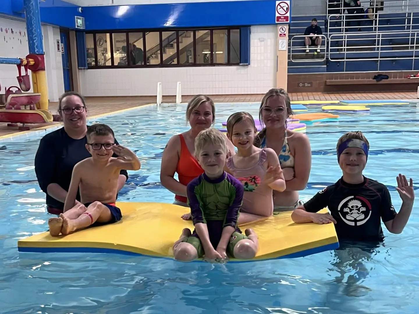 inflatable fun swimming lessons in Hastings 