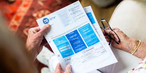 Image of a water bill